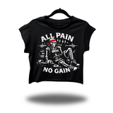 ALL PAIN MUSCLE CROP TOP