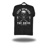FUCK OPINIONS BLACK CLASSIC TEE