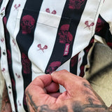 ESSENTIAL DEAD ROSE BUTTON UP