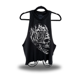 OFF DRIVE ROAD RASH CROP TANK TOP
