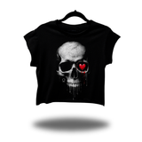 HEART EYE MUSCLE CROP TOP