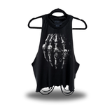 SKULL RINGS ROAD RASH CROP TANK TOP