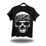 NO REGRETS ROAD RASH BLACK OVERSIZED TEE