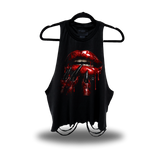 BLOOD LIPS ROAD RASH CROP TANK TOP