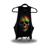 JAGGED SKULL ROAD RASH CROP TANK TOP