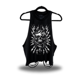ELECTRIC SKULL ROAD RASH CROP TANK TOP