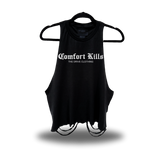 COMFORT KILLS STEEL ROAD RASH CROP TANK TOP