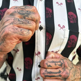 ESSENTIAL DEAD ROSE BUTTON UP