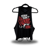 VIBE ROAD RASH CROP TANK TOP