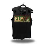 ELM ST SLASHED SHOULDERS ROAD RASH TANK TOP