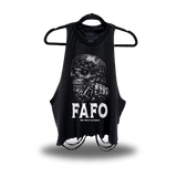 FAFO OUTLAW ROAD RASH CROP TANK TOP