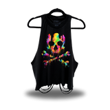 ACID  COLOR SKULL ROAD RASH CROP TANK TOP