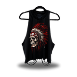 BLOOD CHIEF ROAD RASH CROP TANK TOP