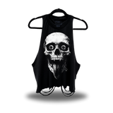 CRAZY SKULL ROAD RASH CROP TANK TOP