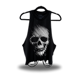 JAGGED SKULL ROAD RASH CROP TANK TOP