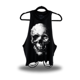 PIXEL SKULL ROAD RASH CROP TANK TOP