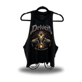 DRIVEN HELL RIDE ROAD RASH CROP TANK TOP