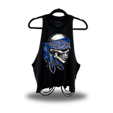 NATIVE BLUE OG ROAD RASH CROP TANK TOP
