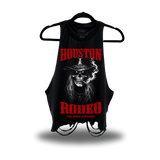 SMOKIN RODEO ROAD RASH CROP TANK TOP
