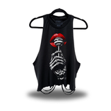 GRAVEPOP ROAD RASH CROP TANK TOP