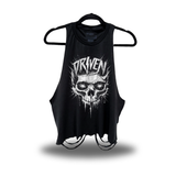 DRIVEN ROAD RASH CROP TANK TOP