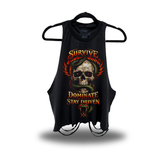DOMINATE ROAD RASH CROP TANK TOP