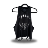 TONGUE CROSS ROAD RASH CROP TANK TOP