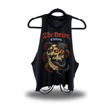 TDC SNAKE ROAD RASH CROP TANK TOP