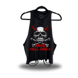 RAISE HELL ROAD RASH CROP TANK TOP