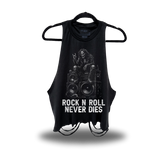 ROCK ROAD RASH CROP TANK TOP