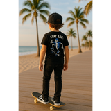 STAY RAD BLACK TEE- YOUTH