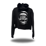 SCARY GETTING OLD CROP HOODIE