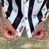 ESSENTIAL DEAD ROSE BUTTON UP