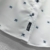 ESSENTIAL WHITE NOBODY CARES BUTTON UP