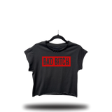 BAD BITCH MUSCLE CROP TOP