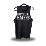 BOYCOTT HATERS ROAD RASH BLACK TANK TOP