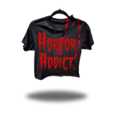 HORROR BLOOD ROAD RASH CROP TOP