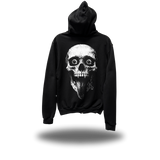 CRAZY SKULL ZIP UP HOODIE
