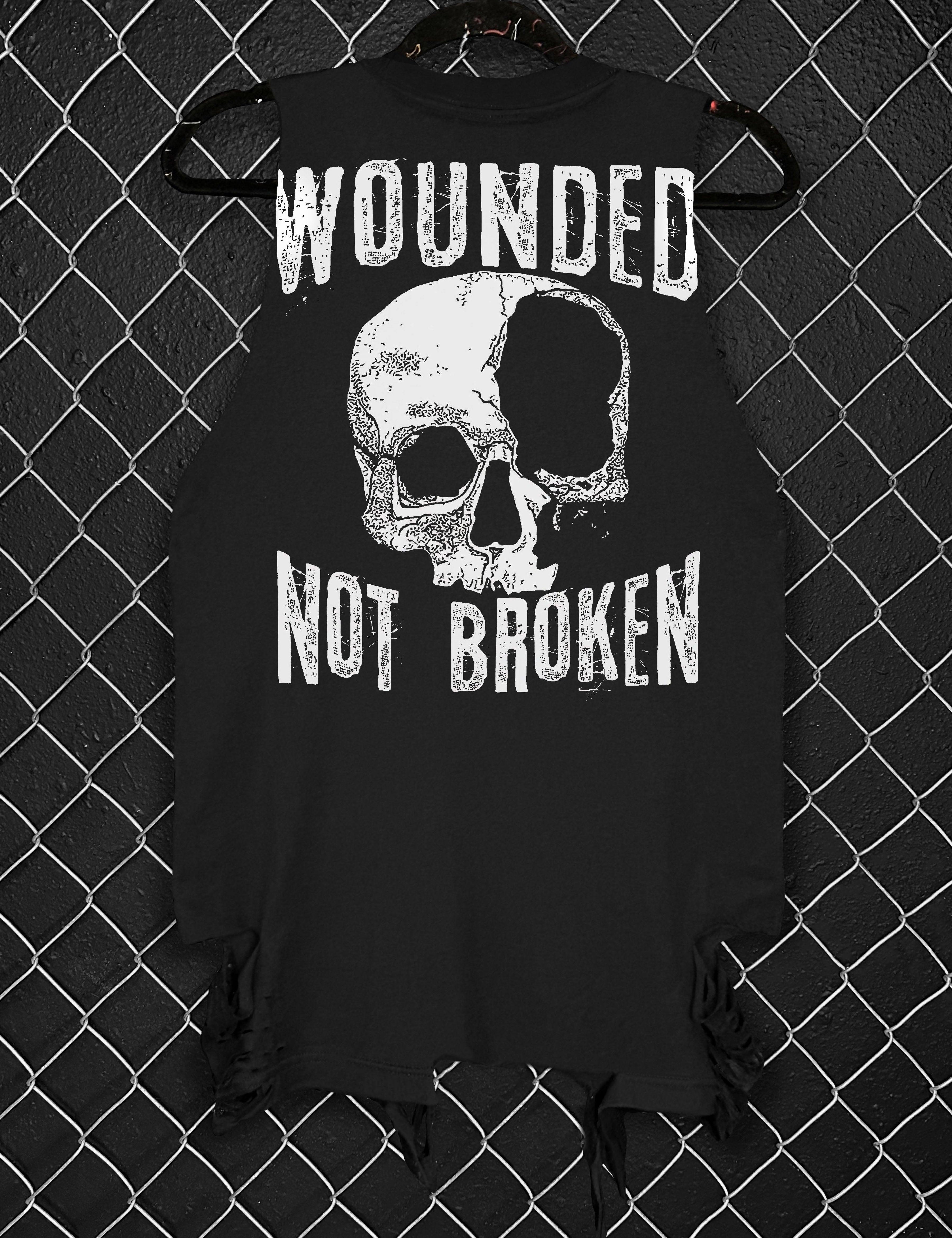 WOUNDED NOT BROKEN TANK TOP - The Drive Clothing