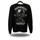 OVERWORKED LONG SLEEVE TEE