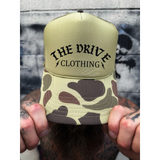 THE DRIVE FOAM CURVED BILL SAND CAMO HAT
