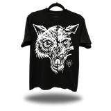 LONE WOLF BLACK OVERSIZED TEE