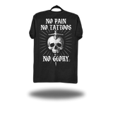 NO PAIN NO TATTOOS BLACK CLASSIC TEE