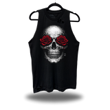 ROSE SKULL ROAD RASH TANK TOP
