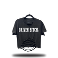 DRIVEN BITCH ROAD RASH BELLY CROP TOP