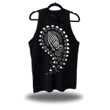 PAISLEY SKULLS ROAD RASH TANK TOP