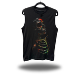 PAINTED SKULL ROAD RASH MUSCLE TANK