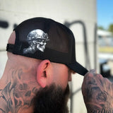 BLUE COLLAR FLAT BILL BLACK HAT