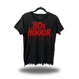 80'S HORROR SHREDDED BOTTOM ROAD RASH TEE
