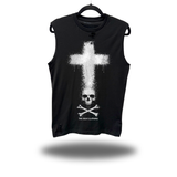 SKULL CROSS ROAD RASH MUSCLE TANK